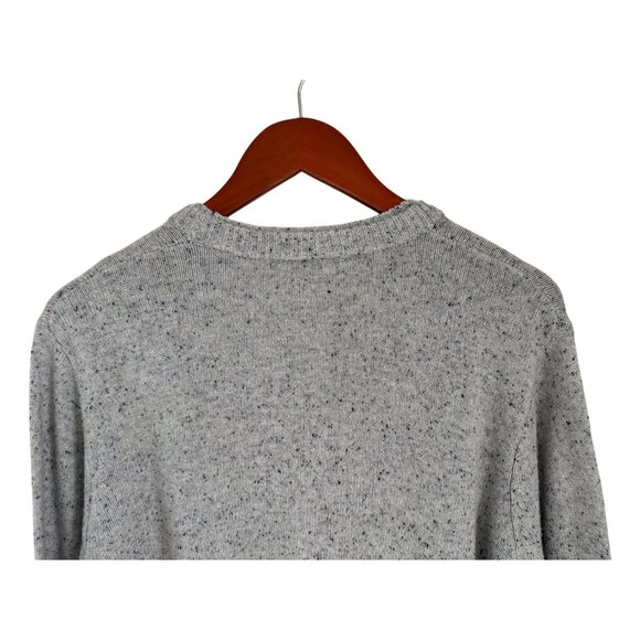 Scotch & Soda Mens Gray Speckled Knit Crewneck Sweater M Wool Blend Warm Casual - Picture 8 of 10
